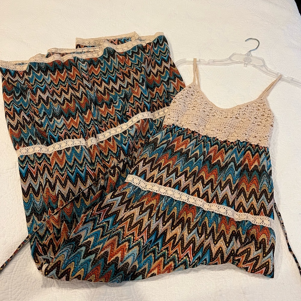 Crochet maxi dress